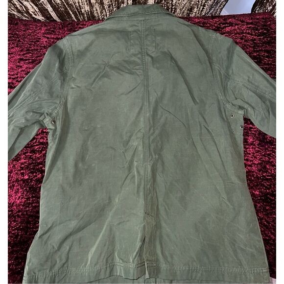 Women’s Army Green Military/Utility Barn Jacket LARGE - Picture 8 of 8